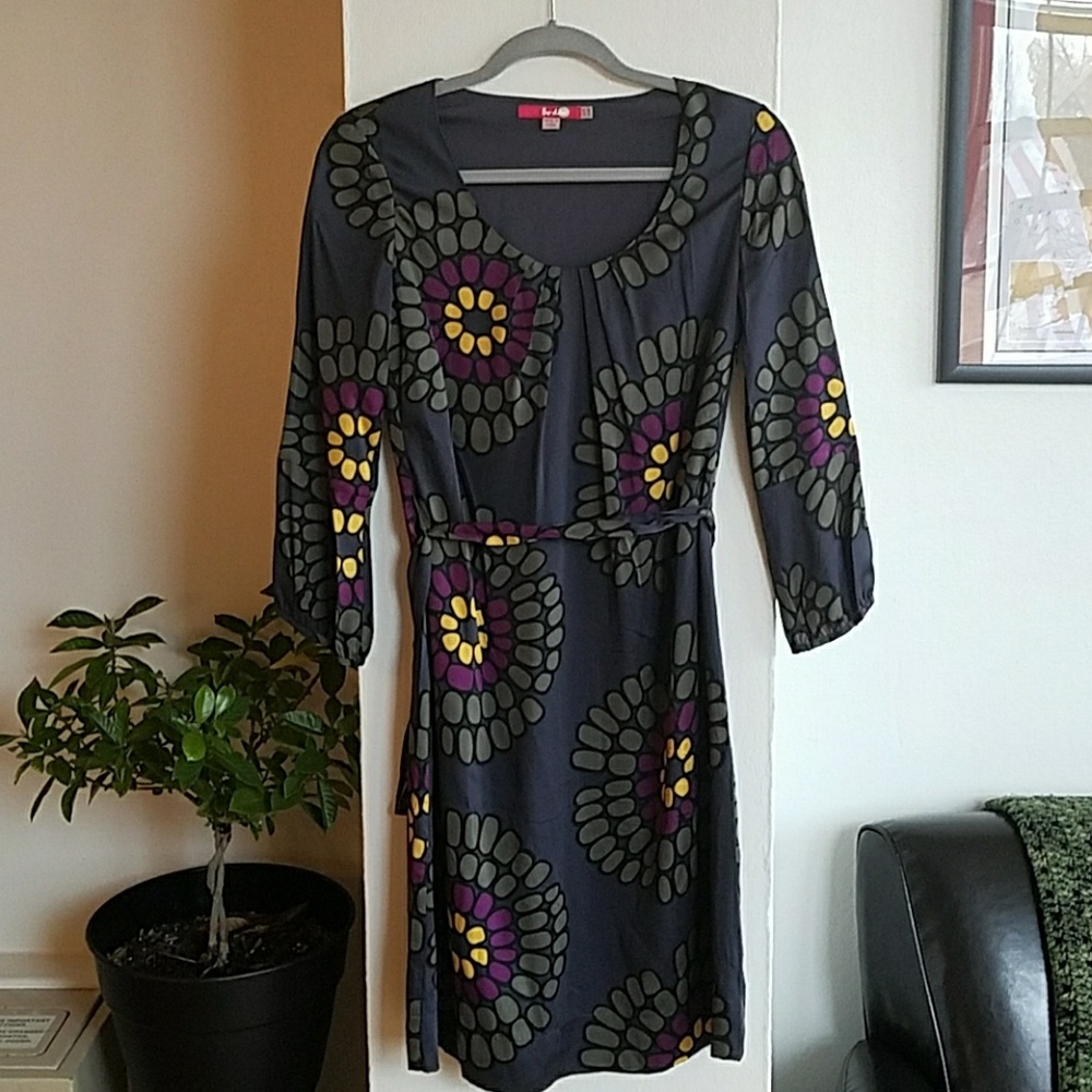 Boden 100% silk dress